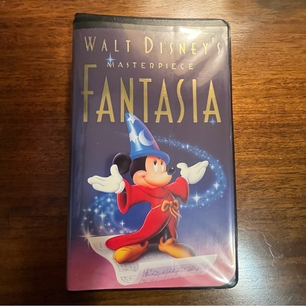 Vintage Walt Disney Masterpiece Fantasia 1991 VHS tape.